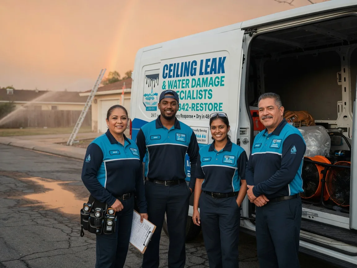Ceiling Leak Cleanup company in Washingtonville, OH