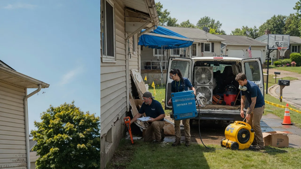 Ceiling Leak Cleanup in Washingtonville, OH near me