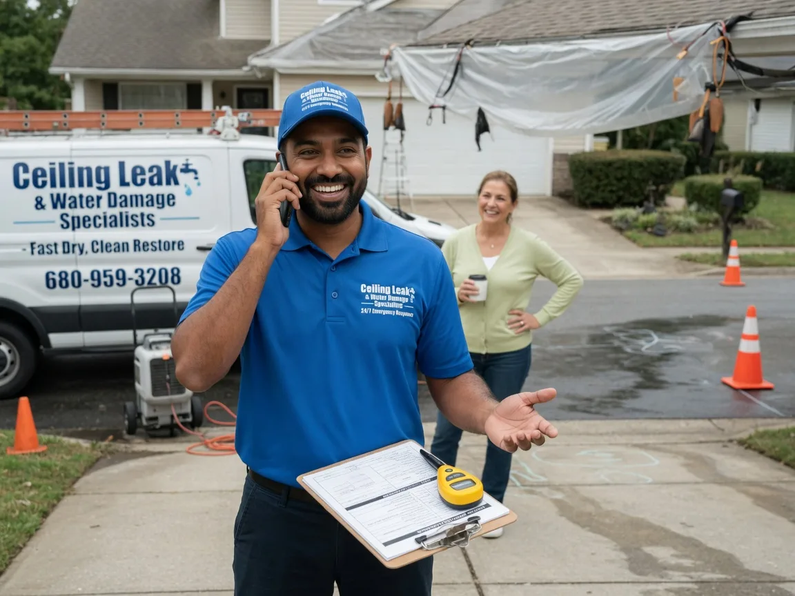 Ceiling Leak Cleanup Washingtonville, OH FAQs